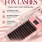 Luxx Lash Fox Lashes – Pre-Made 4D Fans (CC 0.07 | Mixed 8–13mm)